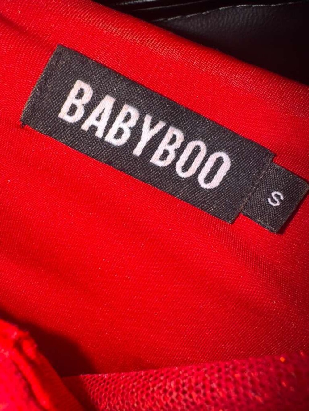 Baby Boo Red Glitter Corset Mini - Picture 5 of 5